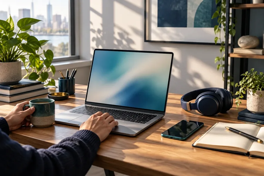 Illustrative AI sales software evaluation workspace